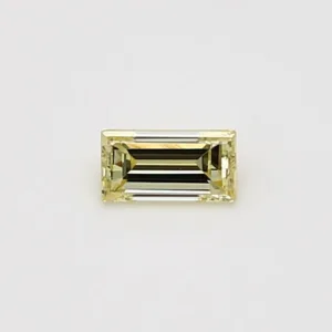 0.23 Carat Baguette Fancy Yellow SI1 Natural Diamond