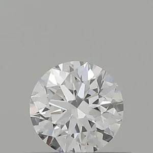 0.41 Carat Round D VVS2 Natural Diamond