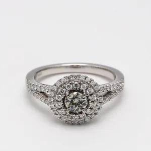 0.31 Carat Round Very Light Gray SI2 Natural Diamond