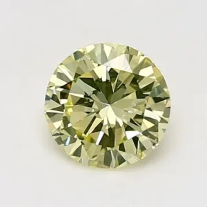 1.01 Carat Cushion Brilliant Fancy Intense Yellow VS2 Natural Diamond