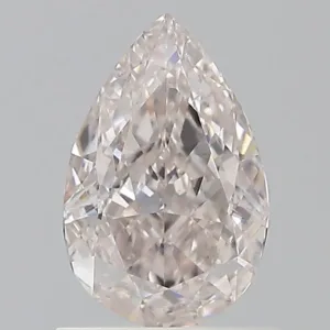 1.01 Carat Pear Fancy Light Brown Pink VS1 Natural Diamond