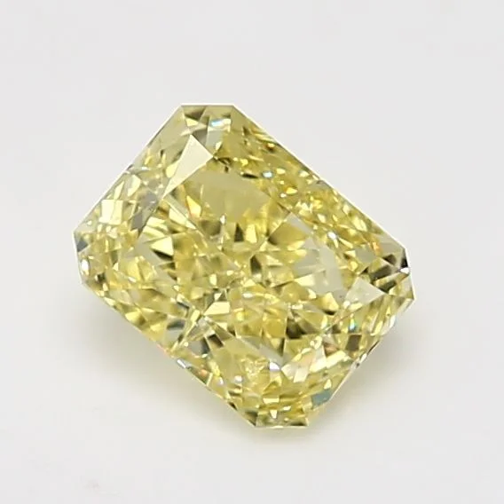 1.02 Carat Radiant Fancy Intense Yellow VS2 Natural Diamond 1 1.02 Carat Radiant Fancy Intense Yellow VS2 Natural Diamond