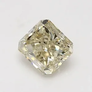 1.11 Carat Radiant Fancy Light Yellow SI1 Natural Diamond
