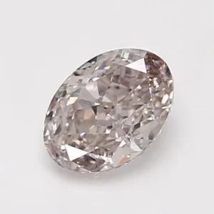 1.16 Carat Oval Fancy Light Brown VS2 Natural Diamond