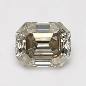 1.32 Carat Emerald Fancy Light Brown SI2 Natural Diamond
