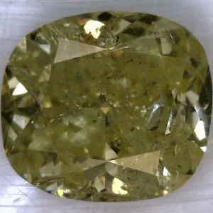 1.52 Carat Cushion Modified Fancy Yellow Natural Diamond