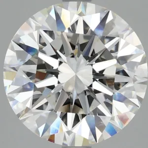 4.04 Carat Round G VVS2 Lab Diamond