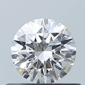 0.41 Carat Round E VVS1 Natural Diamond