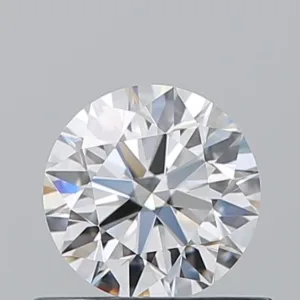 0.59 Carat Round E VVS1 Natural Diamond