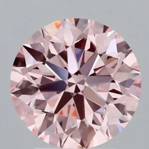 3.09 Carat Round Fancy Intense Pink VS1 Lab Diamond