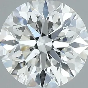 0.44 Carat Round F SI2 Natural Diamond