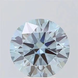 3 Carat Round Fancy Intense Blue VS1 Lab Diamond