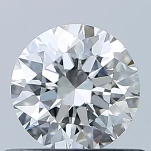 0.6 Carat Round F VVS2 Natural Diamond