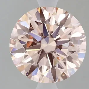2.03 Carat Round Fancy Intense Pink VS1 Lab Diamond