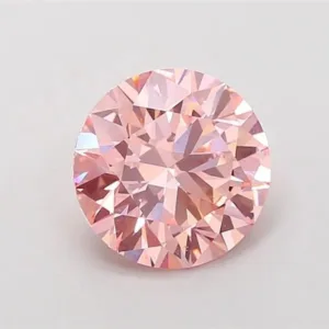 2.02 Carat Round Fancy Vivid Pink VS1 Lab Diamond