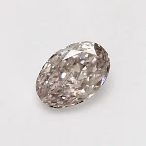 0.5 Carat Oval Fancy Brown VS2 Natural Diamond