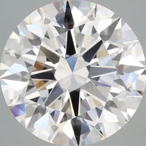 5.05 Carat Round F VVS2 Lab Diamond
