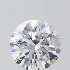 0.59 Carat Round F SI1 Natural Diamond