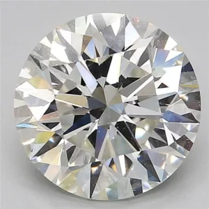 4.02 Carat Round H VS2 Natural Diamond