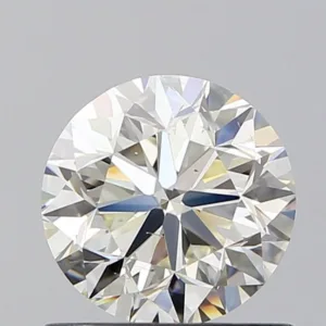0.9 Carat Round J SI1 Natural Diamond