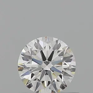 0.53 Carat Round D VVS2 Natural Diamond