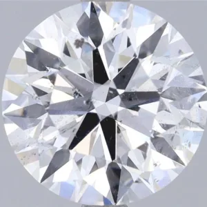 2.03 Carat Round D SI2 Natural Diamond