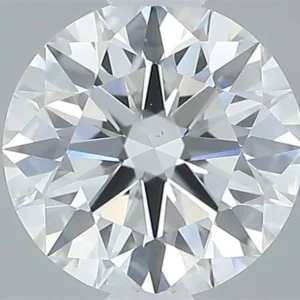 0.61 Carat Round H VS2 Natural Diamond