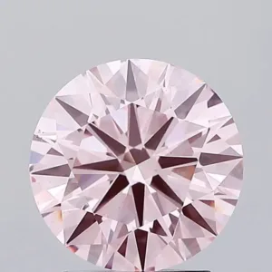 2.28 Carat Round Fancy Vivid Pink VS1 Lab Diamond