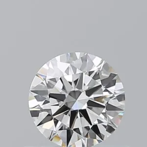 0.54 Carat Round F IF Natural Diamond