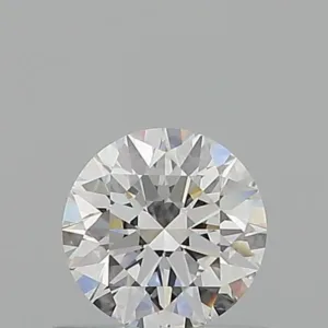 0.57 Carat Round D VVS1 Natural Diamond
