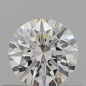 0.41 Carat Round D VVS2 Natural Diamond