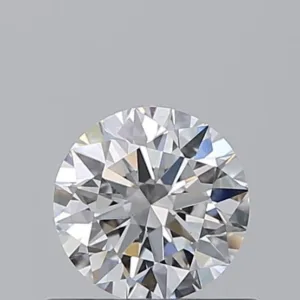 0.59 Carat Round D VS1 Natural Diamond