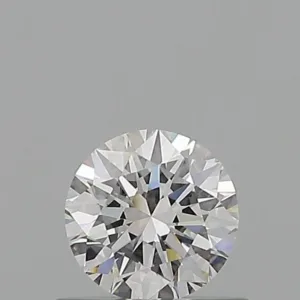 0.53 Carat Round D VVS1 Natural Diamond