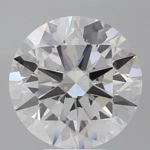 7.02 Carat Round E VVS2 Lab Diamond