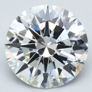 4.04 Carat Round E VVS2 Natural Diamond