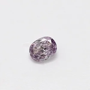 0.12 Carat Oval Fancy Purple Natural Diamond