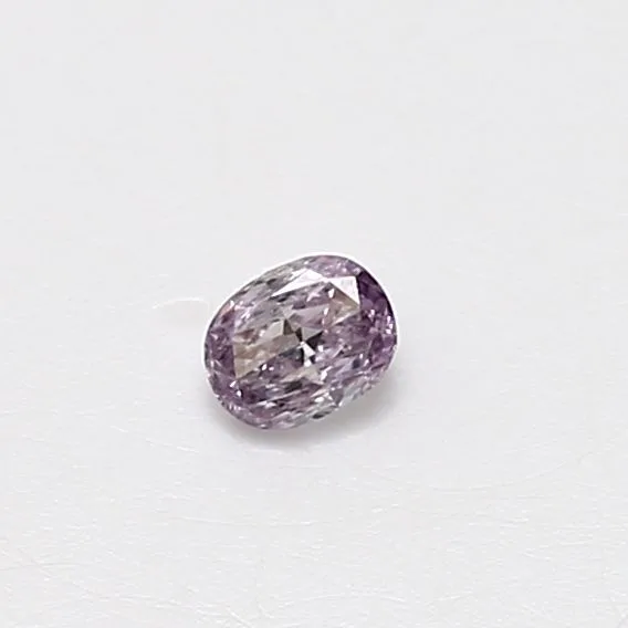 0.12 Carat Oval Fancy Purple Natural Diamond 1 0.12 Carat Oval Fancy Purple Natural Diamond