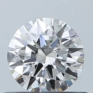 0.52 Carat Round F VS2 Natural Diamond