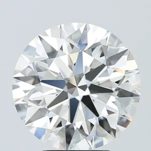 5.03 Carat Round F VVS2 Lab Diamond