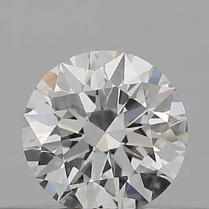 0.31 Carat Round D VVS2 Natural Diamond