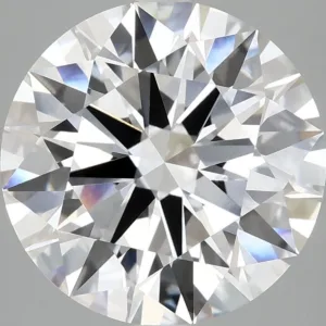 5.09 Carat Round D VVS2 Lab Diamond