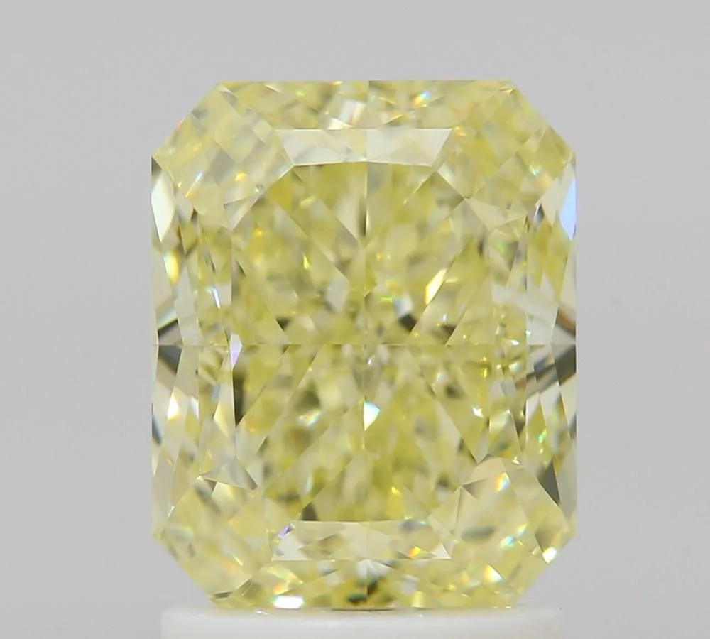 2.05 Carat Radiant Fancy Yellow VVS2 Natural Diamond 1 2.05 Carat Radiant Fancy Yellow VVS2 Natural Diamond
