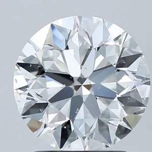 2 Carat Round D SI2 Natural Diamond