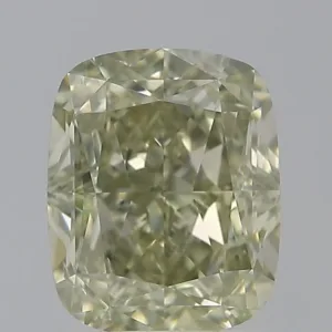 2.01 Carat Cushion Modified Fancy Yellow SI1 Natural Diamond
