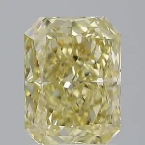 2.02 Carat Radiant Fancy Yellow VS1 Natural Diamond