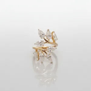 4.03 Carat Pear Diamond Ring