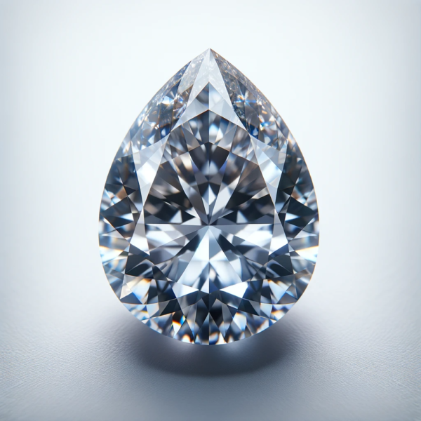Fancy Gray Pear Diamond