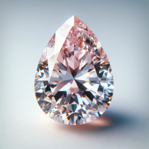 Fancy Light Pink Pear Diamond