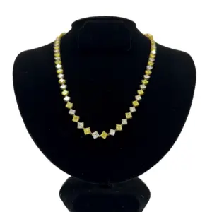 Fancy Color Graduated Diamond Necklace