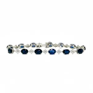 18K Diamonds Sapphire & diamonds Bracelet